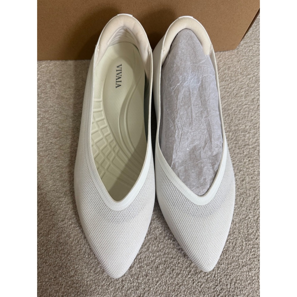 VIVAIA Flat Pro Pointed Toe Dual Cushion EcoStitch Flats Women's Shoes NIB 6.5 - Picture 5 of 11